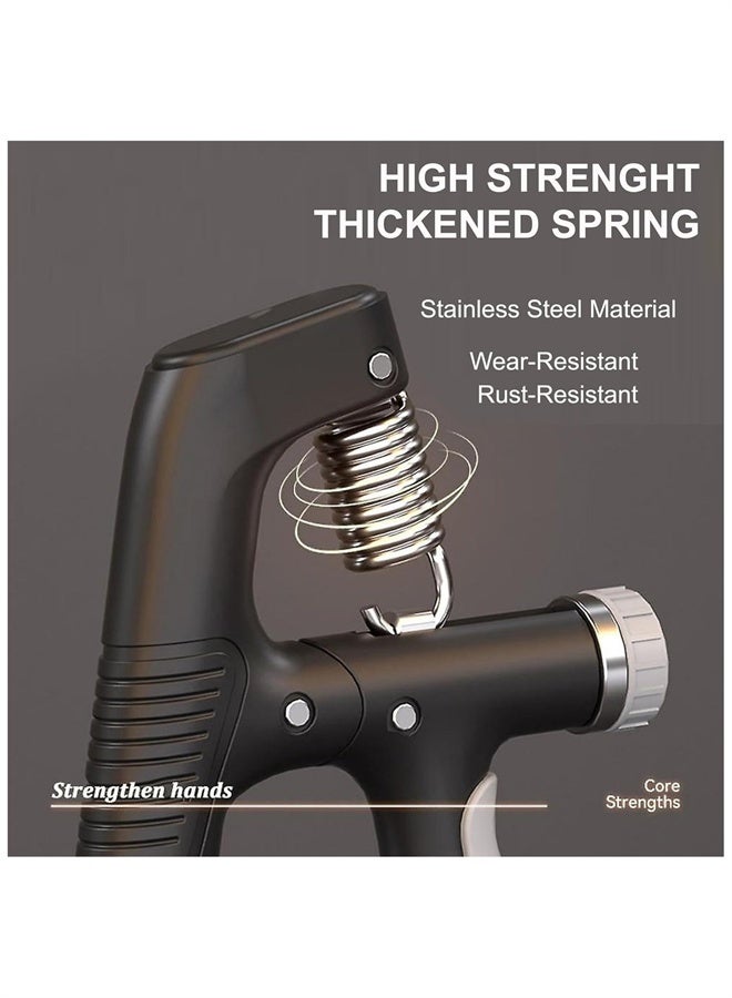 HOMESTAR Grip Strength Trainer, Hand Grip Exerciser Strengthener with Digital Counter, Forearm Strengthener, Hand Strengthening Devices for Muscle Building and Injury Recovery - Image 5