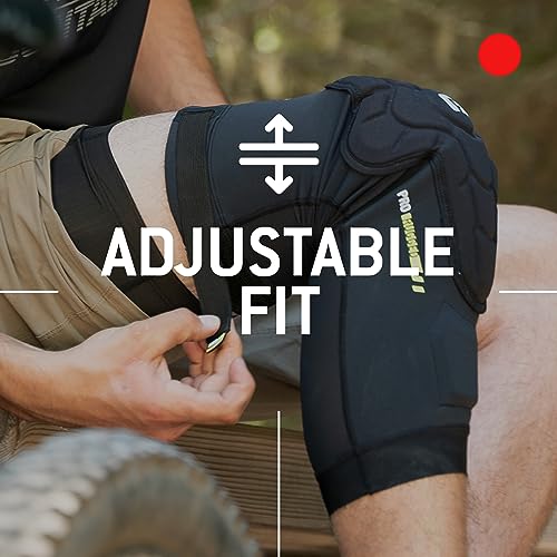 G-Form Pro-Rugged 2 MTB Knee Guards - Compression Knee Gear for Protection - Comfortable for Men & Women - Breathable & Durable Guards for Mountain Biking - Black, Adult Medium - Image 5