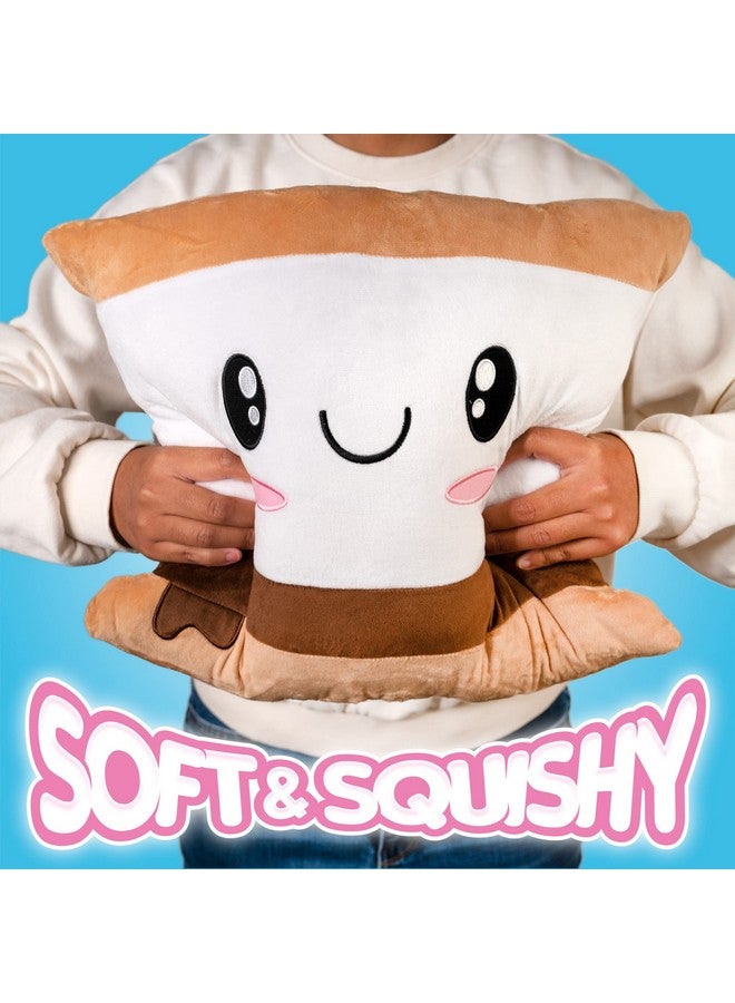 Scentco Scentco Smillows - Patented Gourmet Scented Stuffed Plush Pillows (S'Mores Marshmallow) - Accent, Throw, Decorative Pillows - Kids Room Decor, Gift for Kids  - Image 3