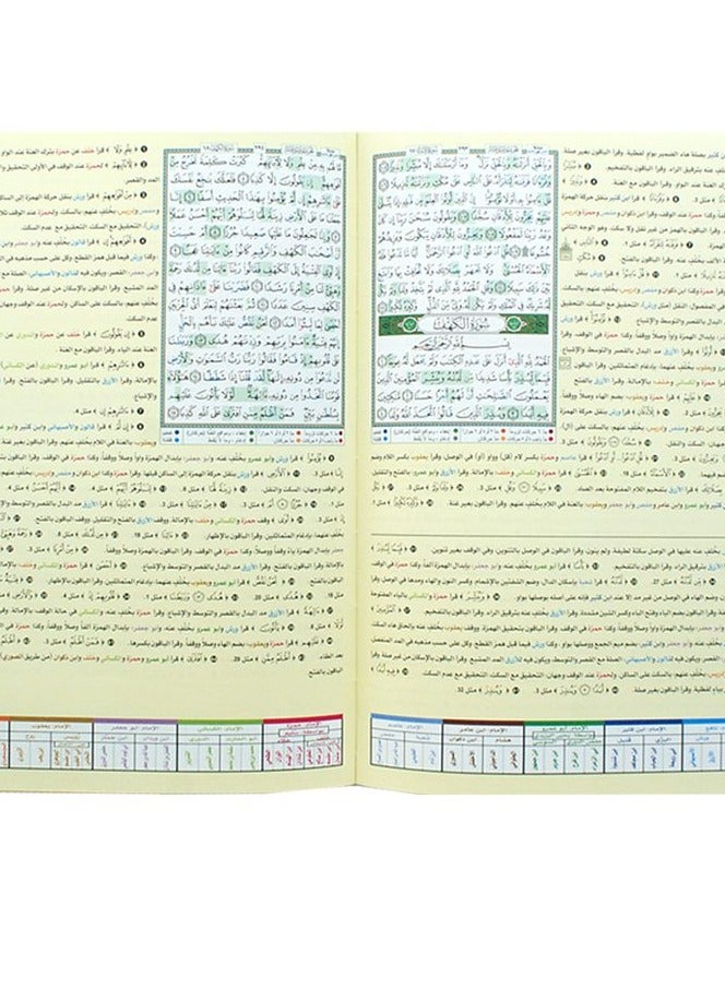 TAJWEED QURAN WITH FACILITATION OF THE TEN READINGS LAGRE SIZE: 25×35 cm - Image 2