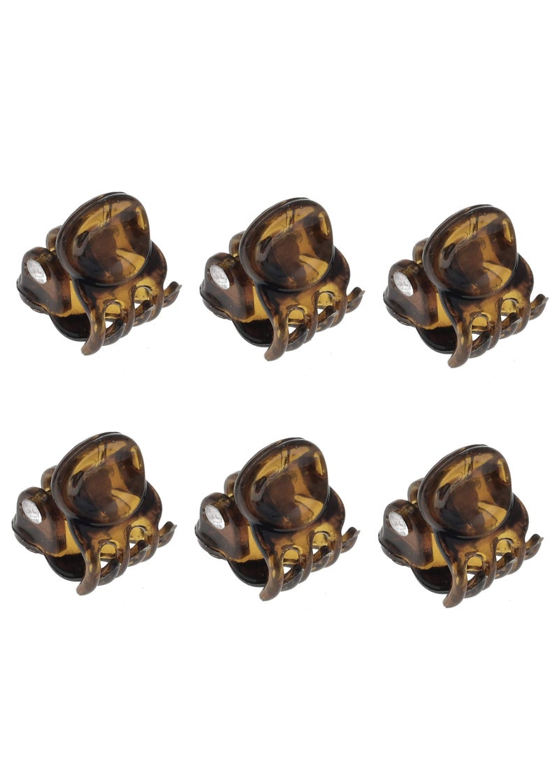 CAMILA - Camila Paris AD115/6 French Hair Clip for Women, Set of 6 Extra Small Girls Hair Claw Clips Jaw Fashion Durable Styling Hair Accessories for Women, Strong Hold No Slip Grip, Made in France - Image 1