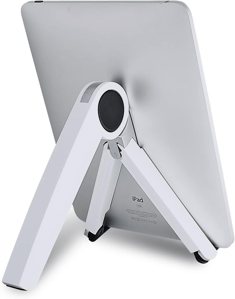 upergo UP-1 Aluminum Alloy Height Adjustable Laptop, Tablet Foldable Stand For upto 15.6" Laptop - White - Image 2