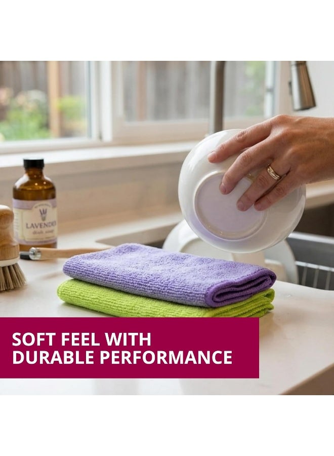 Oks منشفة مطبخ HOME DWELL - عبوة من 5 - مناشف ناعمة وذات امتصاص عالي لجميع احتياجات مطبخك - Image 4