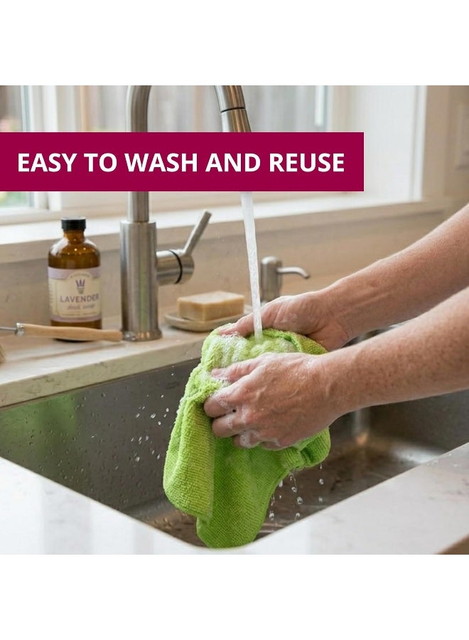 Oks Home Dwell Kitchen Cloth Pack of 2 | Soft & Highly Absorbent Cleaning Towels for Dishes, Counters & Spills | Durable & Reusable - Image 5