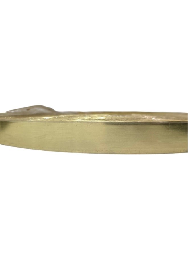 HME 8874 Metallic Gold Brush PVC Edge Banding – 23mm x 1mm, 100m Roll | Morbida Soft-Touch Laminate Furniture Edge Finishing - Image 3
