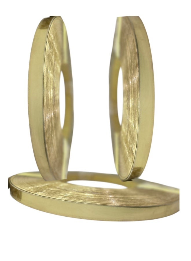 HME 8874 Metallic Gold Brush PVC Edge Banding – 23mm x 1mm, 100m Roll | Morbida Soft-Touch Laminate Furniture Edge Finishing - Image 5