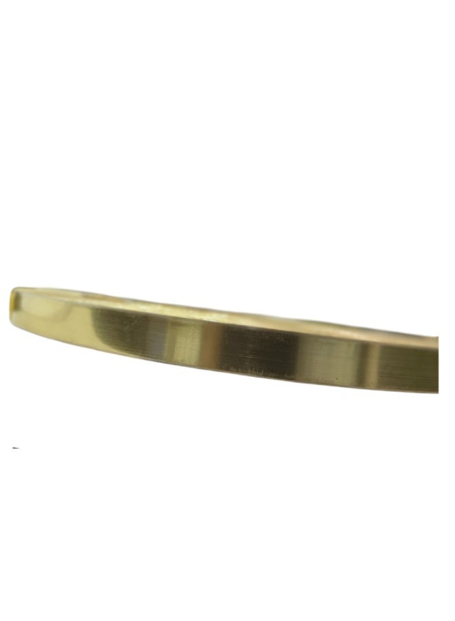 HME 8874 Metallic Gold Brush PVC Edge Banding – 23mm x 1mm, 100m Roll | Morbida Soft-Touch Laminate Furniture Edge Finishing - Image 2
