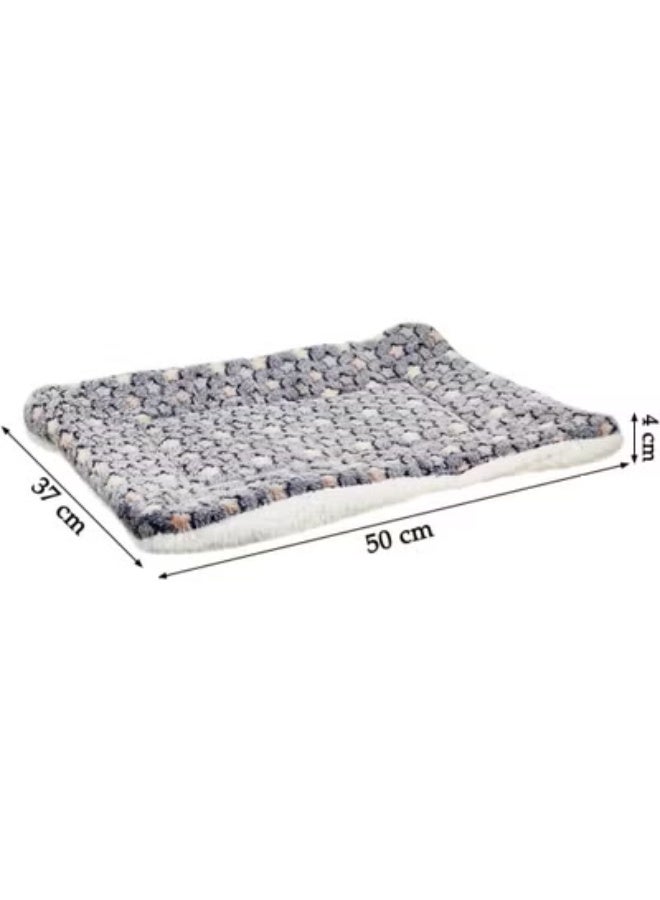 NNC PETS Fleece Pet Blanket with Double-sided plush, Breathable, Washable, and Lightweight, Pet Blanket with Cute star pattern, Comfortable, Washable, Soft fluffy, Suitable for small pets, 50 cm (Blue) - Image 2