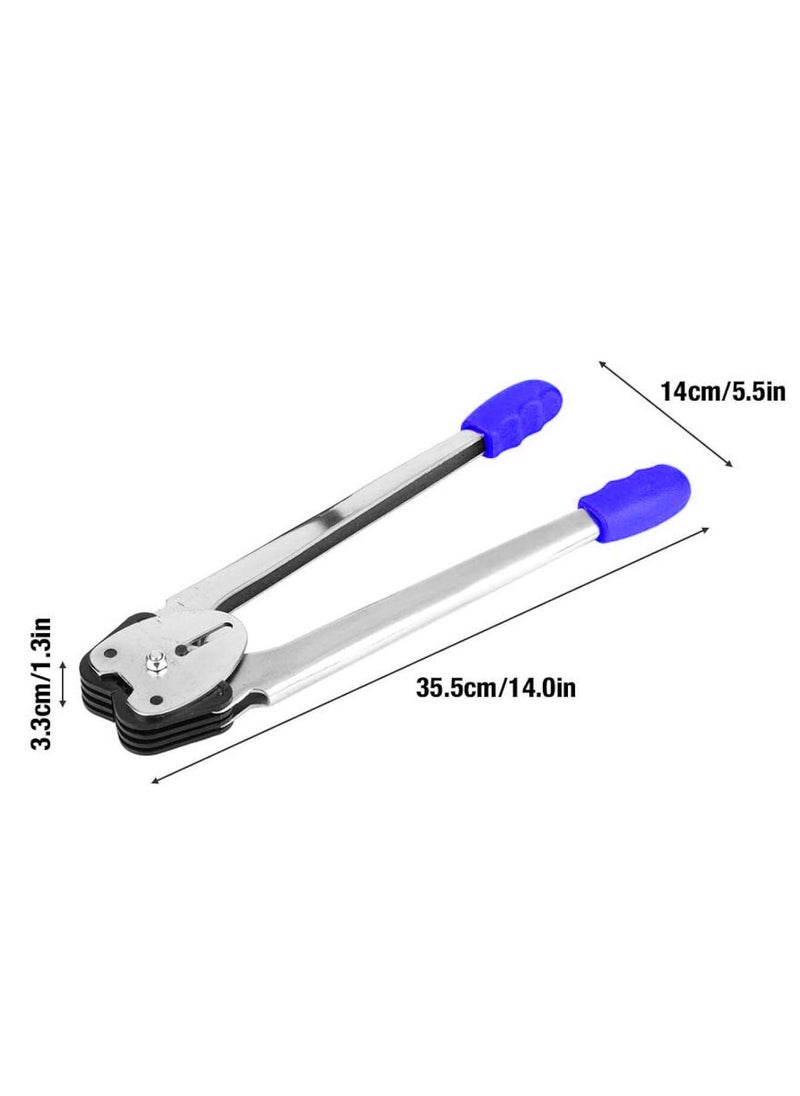 Practical Sealer Tool Strapping Kit - Manual Strapping Tools for Cartons, Office, and Workshop Use - Blue