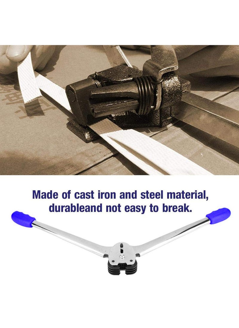 Practical Sealer Tool Strapping Kit - Manual Strapping Tools for Cartons, Office, and Workshop Use - Blue