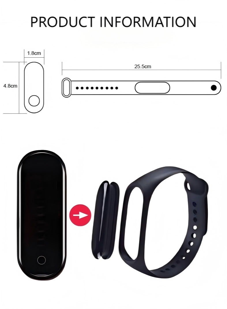 Changer 8 PCS Kids' Water Resistant Silicone Digital Watch - Image 5