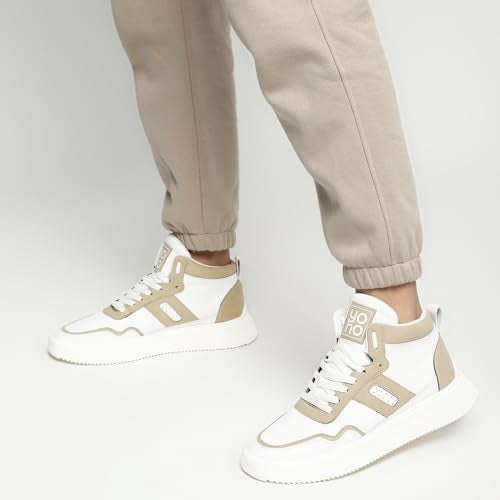 YOHO Men's casual High Ankle Sneaker | Comfortable shoes | Cushioned Insole | Memory foam | Slip-Resistance | Lightweight | Dynamic Feet Support | Shock Absorption | Fashionable | Stylish | Modern - Image 3