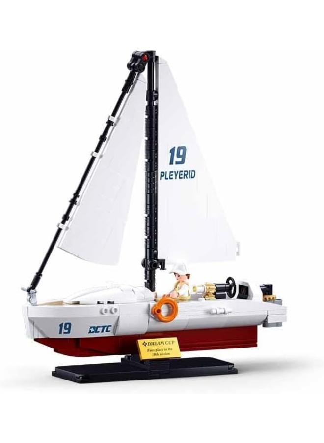 Sluban 260PCS MODELBRICKS- 1/35 THE RODEO SPEED BOAT - Image 4