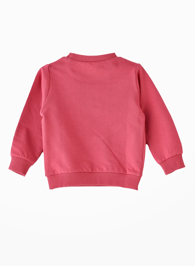Jelliene Girls' Butterfly Print Sweatshirt