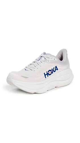 Hoka حذاء هوكا للرجال بوندي 9، رمادي كوني/ألترا مارين، 12 - Image 1
