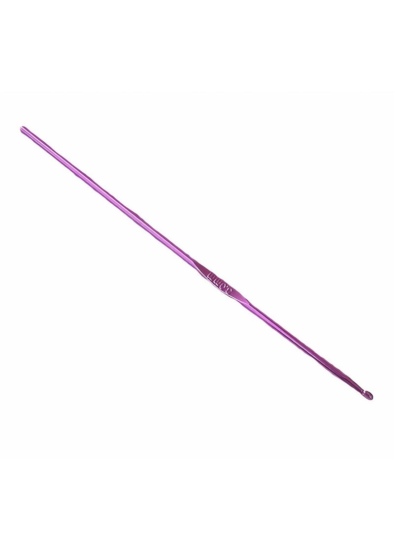Purple crochet needle, size 3 mm (4 pieces)