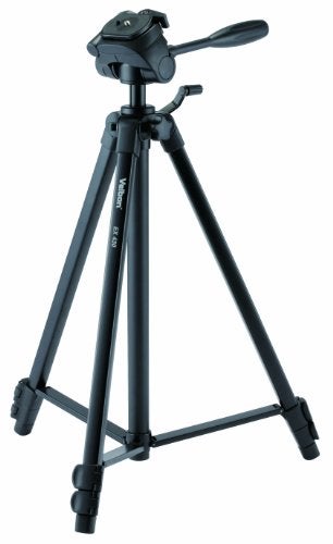 Velbon EX-430/F Aluminum Tripod with 3-Way Pan Head, 4.41lbs Load Capacity - Image 1