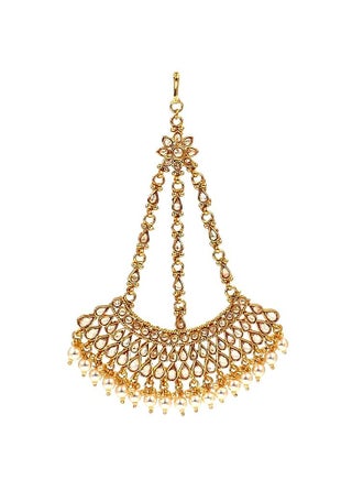 GOHONA Traditional Indian Head Jhoomar Passa Jewelry Side Tikka for Women - pzsku/ZB21F3CD098136DD85EADZ/45/_/1656948271/89100f19-3891-4230-b662-20bbc8409fd2