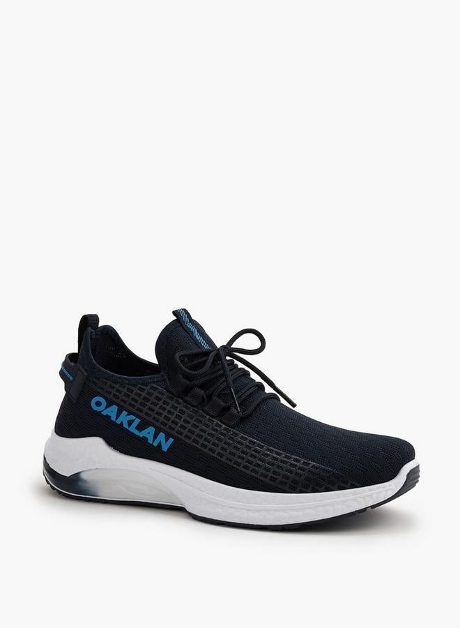 Oaklan by Shoexpress Logo Detail Lace-Up Sports Shoes - Image 2