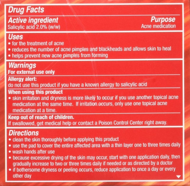 Stridex Maximum Strength Acne Control Pads - 3 Pack of 55 Alcohol-Free Soft Touch Pads - Image 4