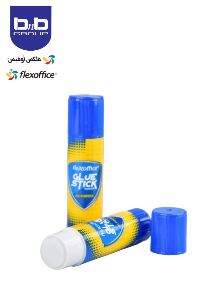 FLEXOFFICE Glue Stick- 8g - Quick Dry/Non Toxic/Washable/Clean - Stationery set - Image 4