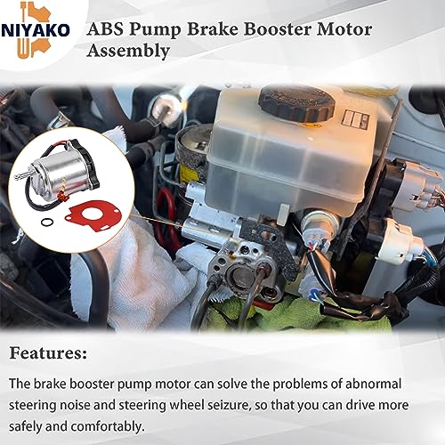 Niyako ABS Pump Brake Booster Motor Assembly Replacement# 47960-60050 Fit GX460 GX470 LX570 LX450D 4Runner FJ Cruiser Land Cruiser - Image 4