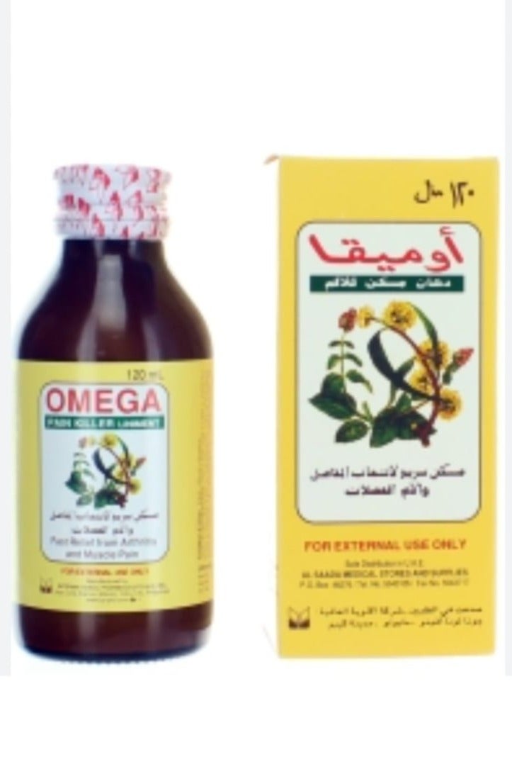 أوميغا دهان مسكن ألم طبيعي لتخفيف آلام العضلات 120 مل - Image 1