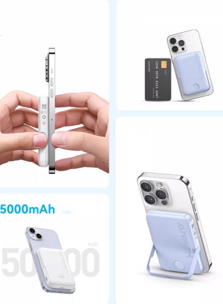 Magnetic Power Bank MagSafe Magnetic Wireless Charger Fast Charging Adaptable for Apple iPhone 15/14