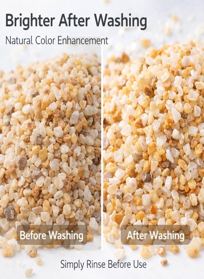 أحجار نهرية صغيرة طبيعية من فاييناتو®، ٢ كجم - رقائق حصى زخرفية صغيرة لأحواض السمك، والنباتات المحفوظة في أصص، وأحواض النباتات الزجاجية، وتنسيق الحدائق - رمل ناعم مغسول لتغطية سطح الأحواض - Image 3