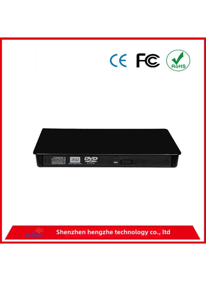 Hengzhe Direct ECD819 Ultra-thin USB3.0 SATA Optical Drive Kit External Notebook Optical Drive Box-Color:USB3.0 White  - Image 4