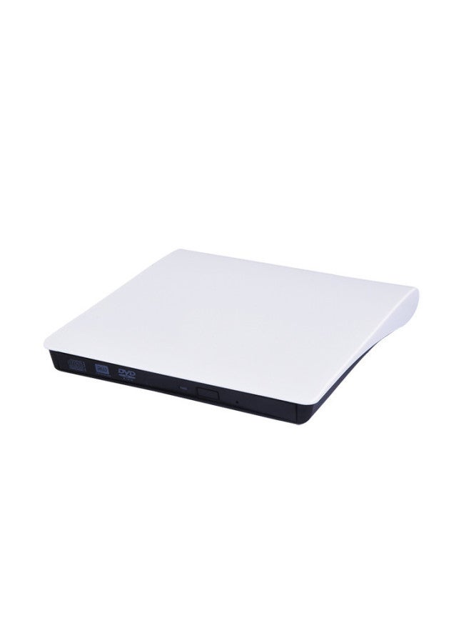 Hengzhe Direct ECD819 Ultra-thin USB3.0 SATA Optical Drive Kit External Notebook Optical Drive Box-Color:USB3.0 White  - Image 1