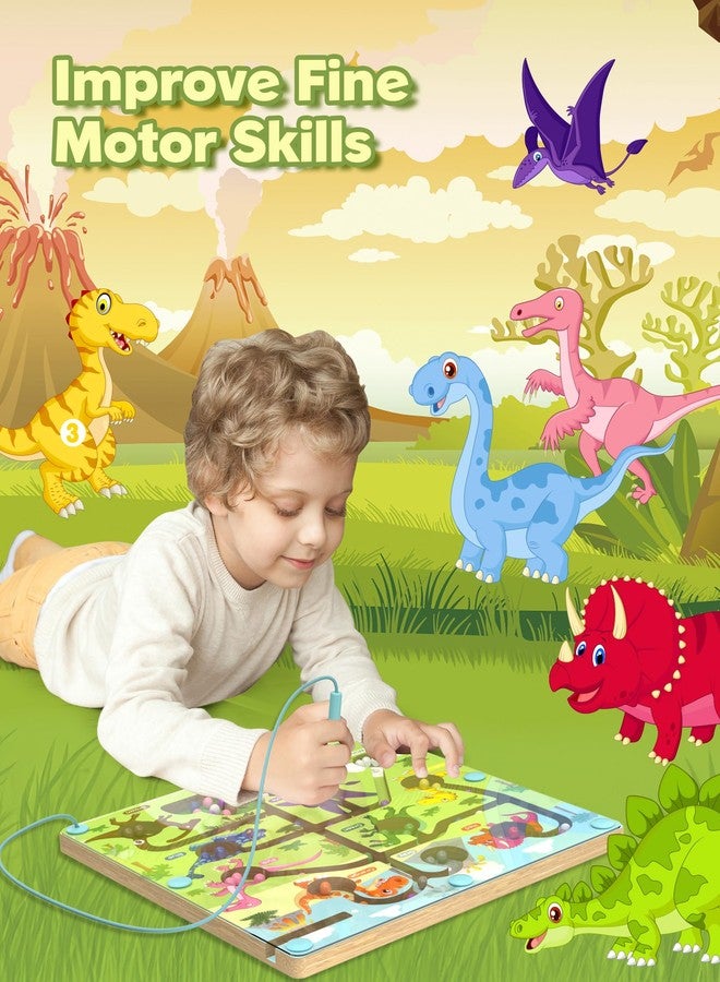 Airbition Magnetic Color and Number Maze, Montessori Busy Toys for 3 4 5 Year Old, Wooden Puzzle Activity Board, Learning Educational Toddler Toy for Kids 3 4 5 Year Old, Toddler Travel Toys for Preschoolers - Image 2