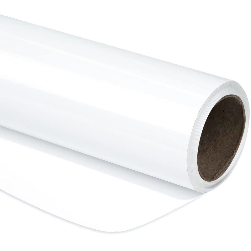 RUSPEPA White Metallic Wrapping Paper  Solid Color Paper Perfect for Wedding Birthday Christmas Baby Shower  17 Inches X 328 Feet