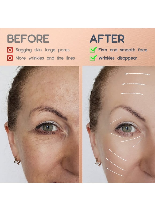 اوروزا 2 لفة من شريط شد الوجه والعضلات، شريط شد الوجه والعين والرقبة، لاصقات مضادة للتجاعيد للجنسين مضادة للتجمد لشد البشرة وشدها - Image 5