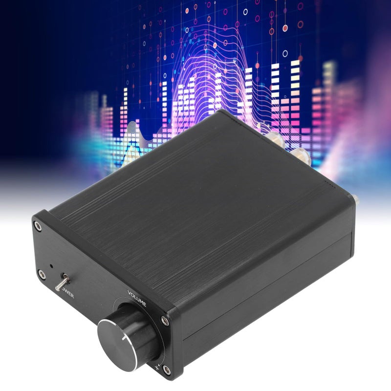 Digital Power Amplifier Aluminum Alloy With Red Gray Ring Channel HIFI Function Durable DC 18V 24V - Image 4