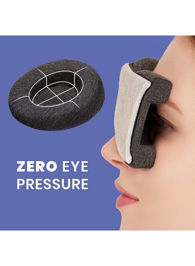 STORE 2508 Store2508 Sleep Mask 100% Blackout Eye Mask Zero Eye Pressure Adjustable Eye Cups Guaranteed Deepest Possible Rest Perfect Sleeping Mask For Light Sleepers Travelers Midday Nappers  - Image 4