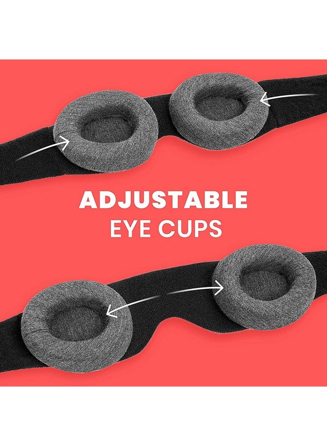 STORE 2508 Store2508 Sleep Mask 100% Blackout Eye Mask Zero Eye Pressure Adjustable Eye Cups Guaranteed Deepest Possible Rest Perfect Sleeping Mask For Light Sleepers Travelers Midday Nappers  - Image 2