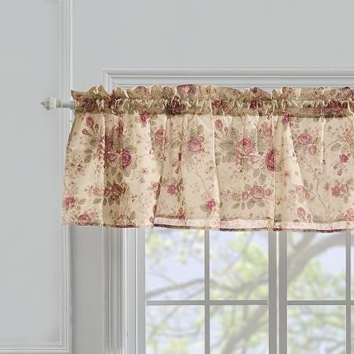 Greenland Home Fashions Greenland Home Antique Rose Valance, 84 by 21-Inch - Image 4