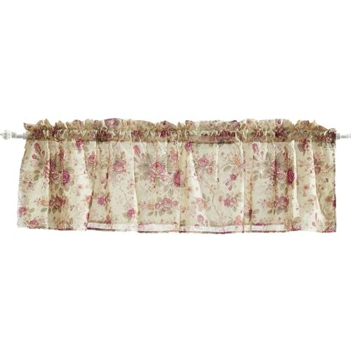 Greenland Home Fashions Greenland Home Antique Rose Valance, 84 by 21-Inch - Image 1
