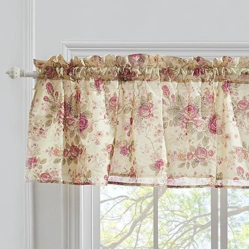 Greenland Home Fashions Greenland Home Antique Rose Valance, 84 by 21-Inch - Image 3
