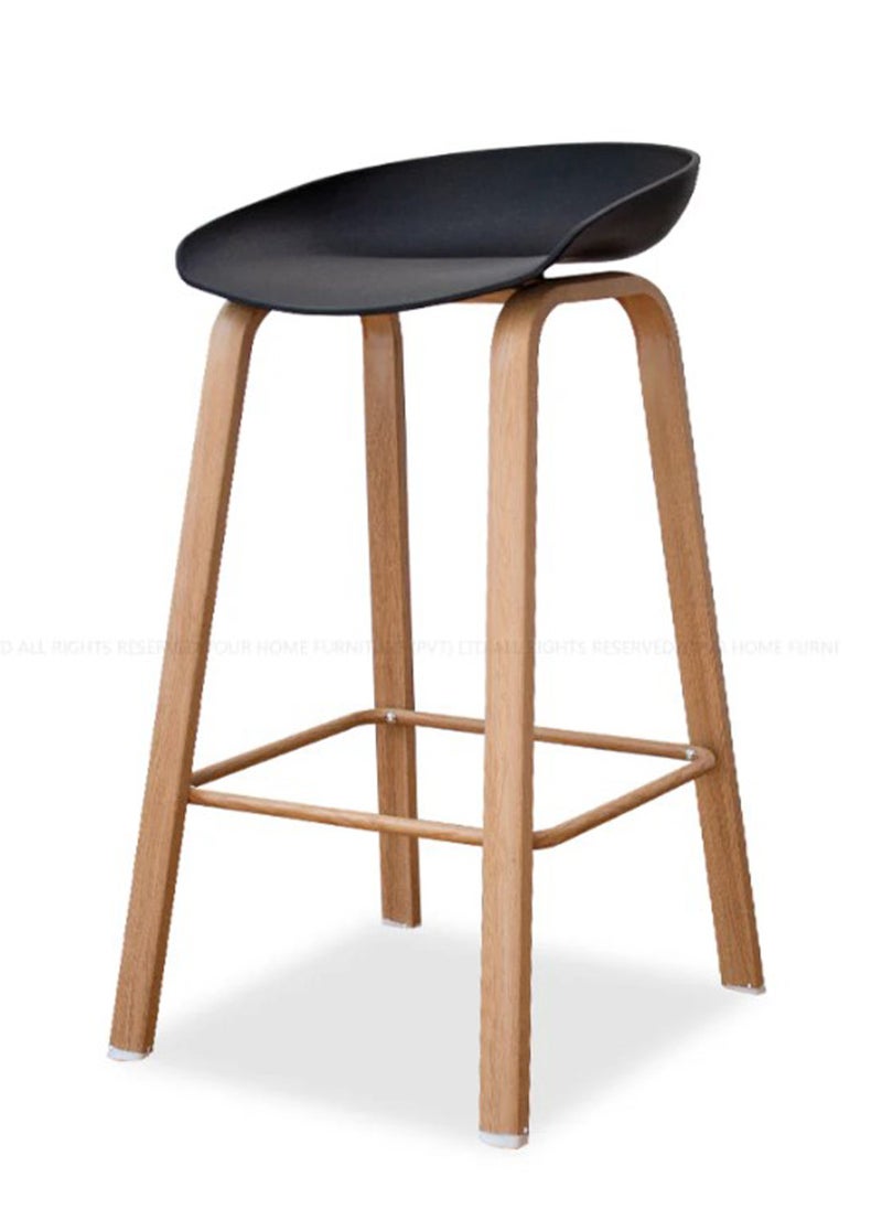 Living - Set Of 5 Pieces Bar Stools Modern Counter Height Barstools - Image 1