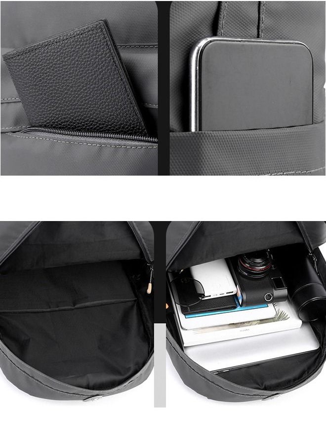 DUNISO - Travel Laptop Backpack Business Anti Theft Slim Durable Computer Backpack with USB Charging Port Water Resistant College School Backpack Computer Bag Gifts for Men & Women Fits 15.6 Inch Notebook Grey - Image 1