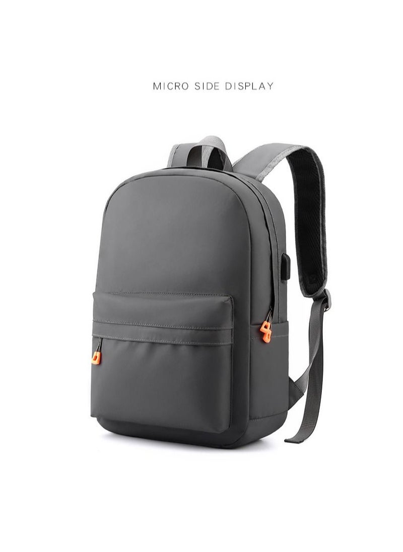 DUNISO - Travel Laptop Backpack Business Anti Theft Slim Durable Computer Backpack with USB Charging Port Water Resistant College School Backpack Computer Bag Gifts for Men & Women Fits 15.6 Inch Notebook Grey - Image 1