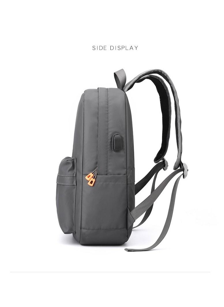 DUNISO - Travel Laptop Backpack Business Anti Theft Slim Durable Computer Backpack with USB Charging Port Water Resistant College School Backpack Computer Bag Gifts for Men & Women Fits 15.6 Inch Notebook Grey - Image 1