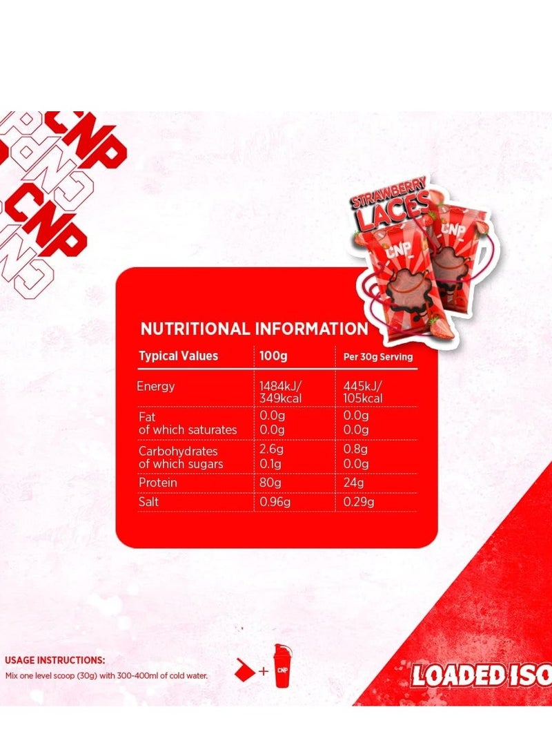 CNP Loaded ISO, Clear Collagen Protein Powder, 24g Protein, 1.8kg, 60 Servings, (Strawberry Laces) Gluten & Lactose Free, Premium Muscle Recovery & Growth | Sugar & Fat Free , High Protein - Image 2