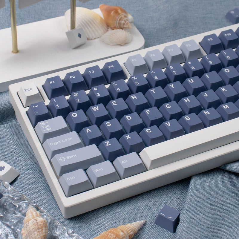 Sumgsn 163 Keys Doubleshot Keycaps Set Cherry Profile Fishing Key caps with 7u Spacebar Fit for 61/64/87/104/108 Cherry Mx Switches Alice Keyboard Mechanical Keyboards - Image 2