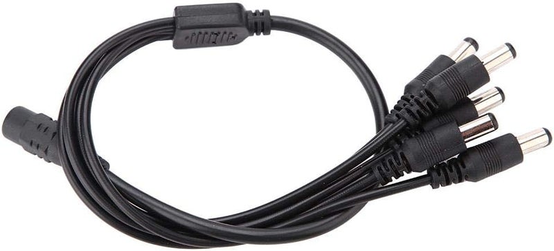 klarako Adapter Cable Splitter, for CCTV Security Surveillance Camera Power System and Led Strips Lighting Connection1 Female to 2/3/4/5 Male Splitter Adatper Cable Camcorder Power Cable(1 Female to 5) - Image 3