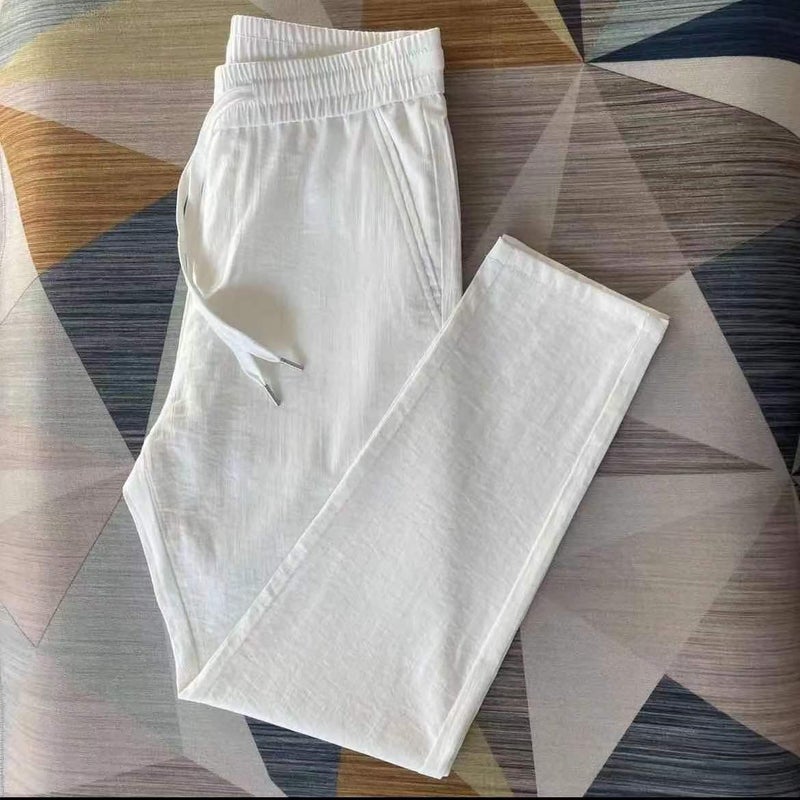 Tiktok Same Style Men'S Comfortable All-Match Casual Straight Pants Button High-End Micro-Elastic Western Style Same Style For Men And Women - Image 5