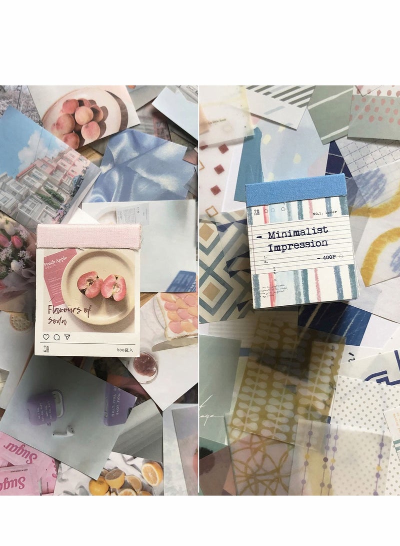 SYOSI 800 Sheets Scrapbooking Paper for Diary Scrapbooking Decoration - Image 1