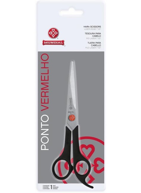 Mundial 6637 Red Dot Lightweight 712Inch Barber Shears hair accessories for perfect haircut tijera leve para cortar pelo